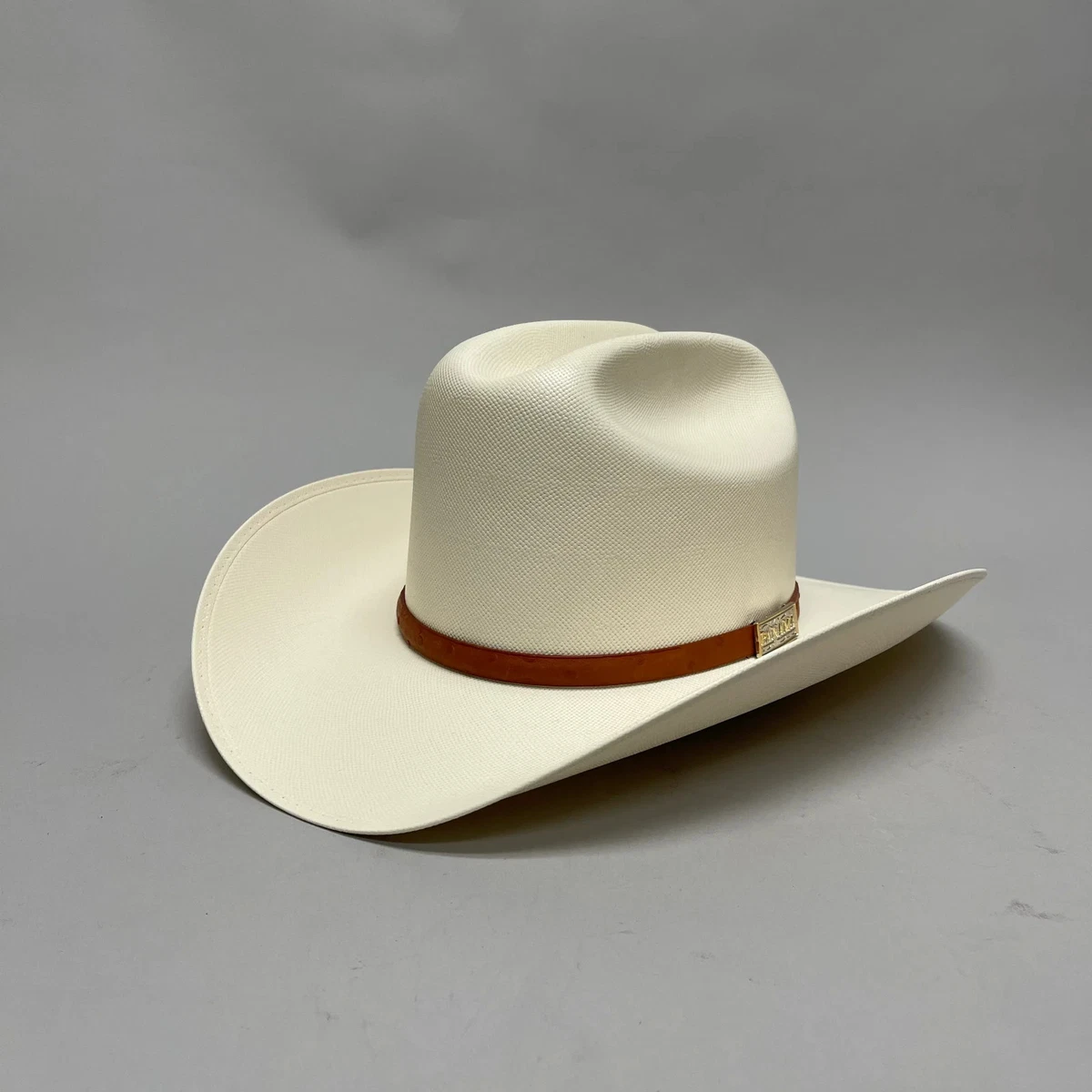 Chapeau De Cowboy Vintage – Taille 7 1/8 – Cuir ? – Occasion
