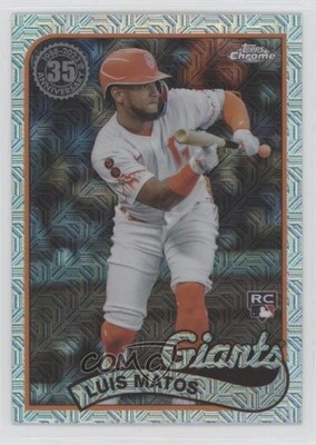 2024 Topps Series 1 1989 Topps Chrome Silver Pack Luis Matos #T89C-30 11sc