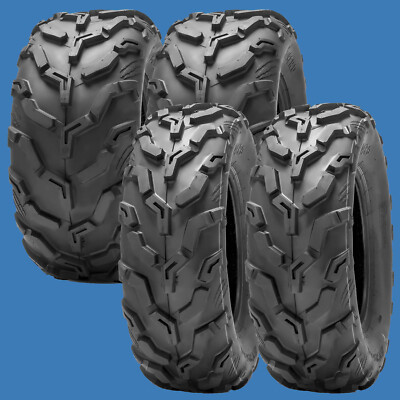 Set 4 Upgrade 25x8-12 25x10-12 ATV UTV Tires MUD 25x8x12 25x10x12 6PR Heavy Duty