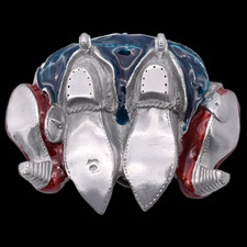 Cowboy Boots Sex Joke Belt Buckle