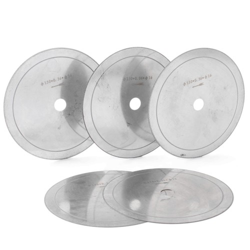 5 piezas sierras lapidarias de diamante de 6" pulgadas 150 mm eje hoja de ajuste 5/8 borde súper delgado - Imagen 33 de 46