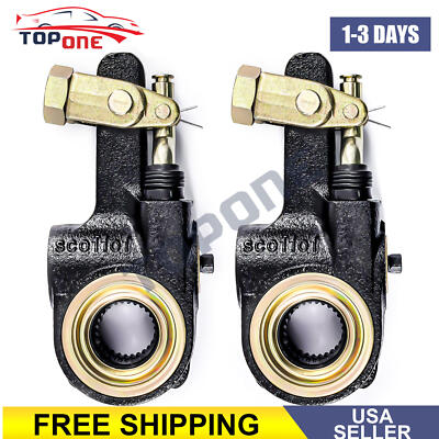 Automatic Slack Adjuster 28 Spline 5.5'' For Meritor R801073 E11401 801073 2PCS