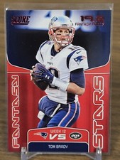 2019 SCORE FOOTBALL FANTASY STARS Tom Brady FS-20 Patriots Buccaneers