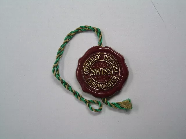 Vintage Rolex Watch Co. Ltd. Geneva Bienne OCC Seal Hang Tag R 209