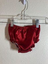 Koala Baby Bright Red Bloomers Diaper Cover Girls Size 6 Months AC10