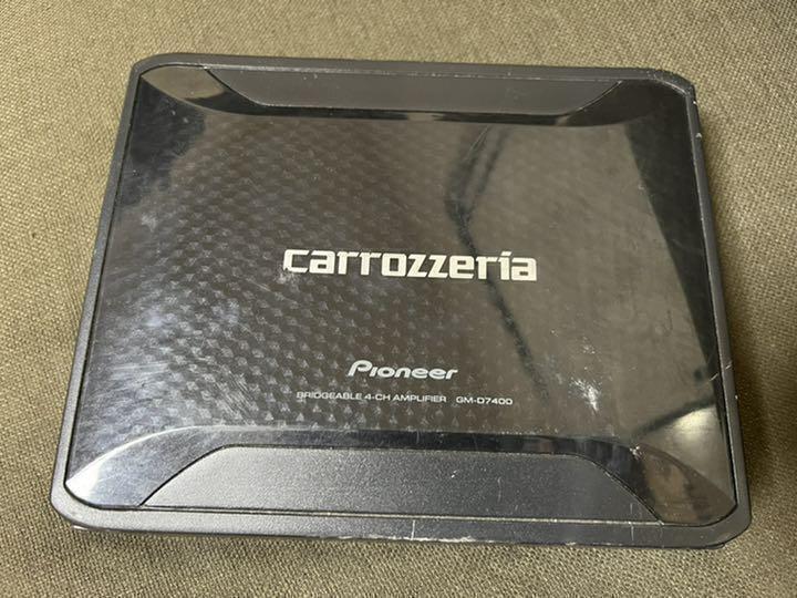 【良好】GM-D1400II carrozzeria Pioneer Power Amplifier GM-D1400-2 100W x 4 bridgable Carrozzeria