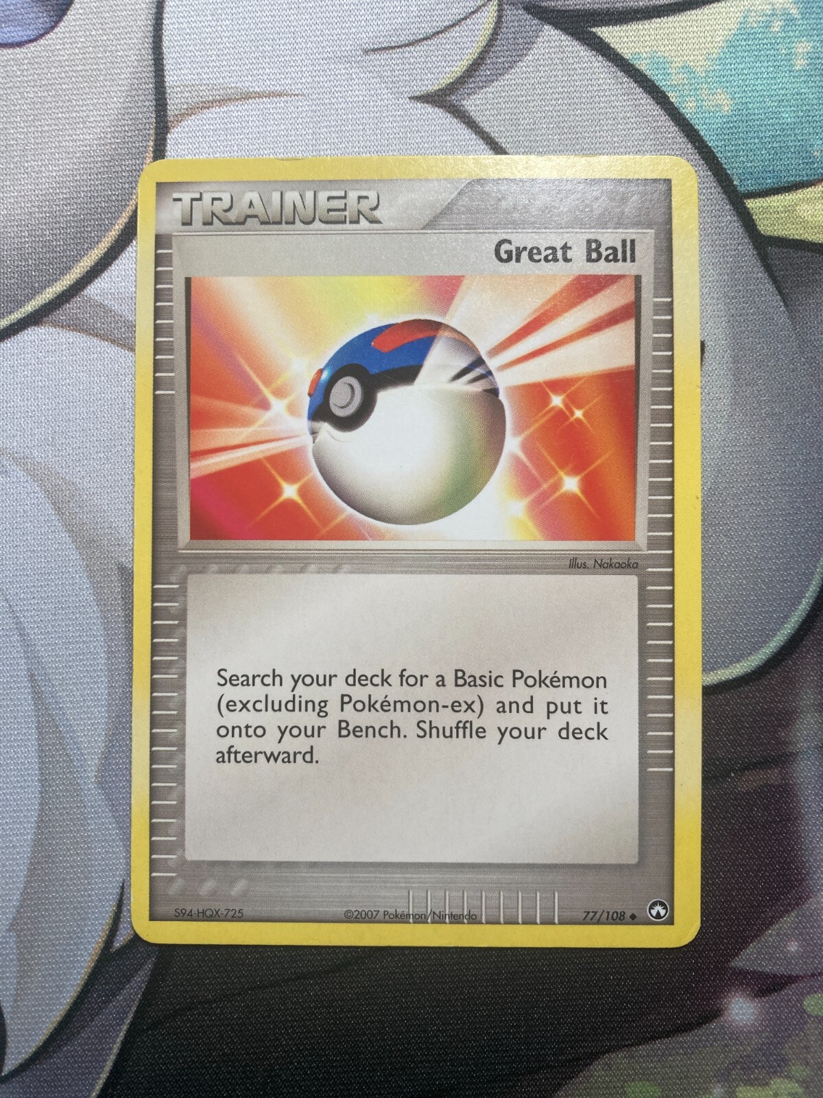 Pokemon Great Ball 2007 77/108 Holo Foil Stamped Ex Power Keepers NM