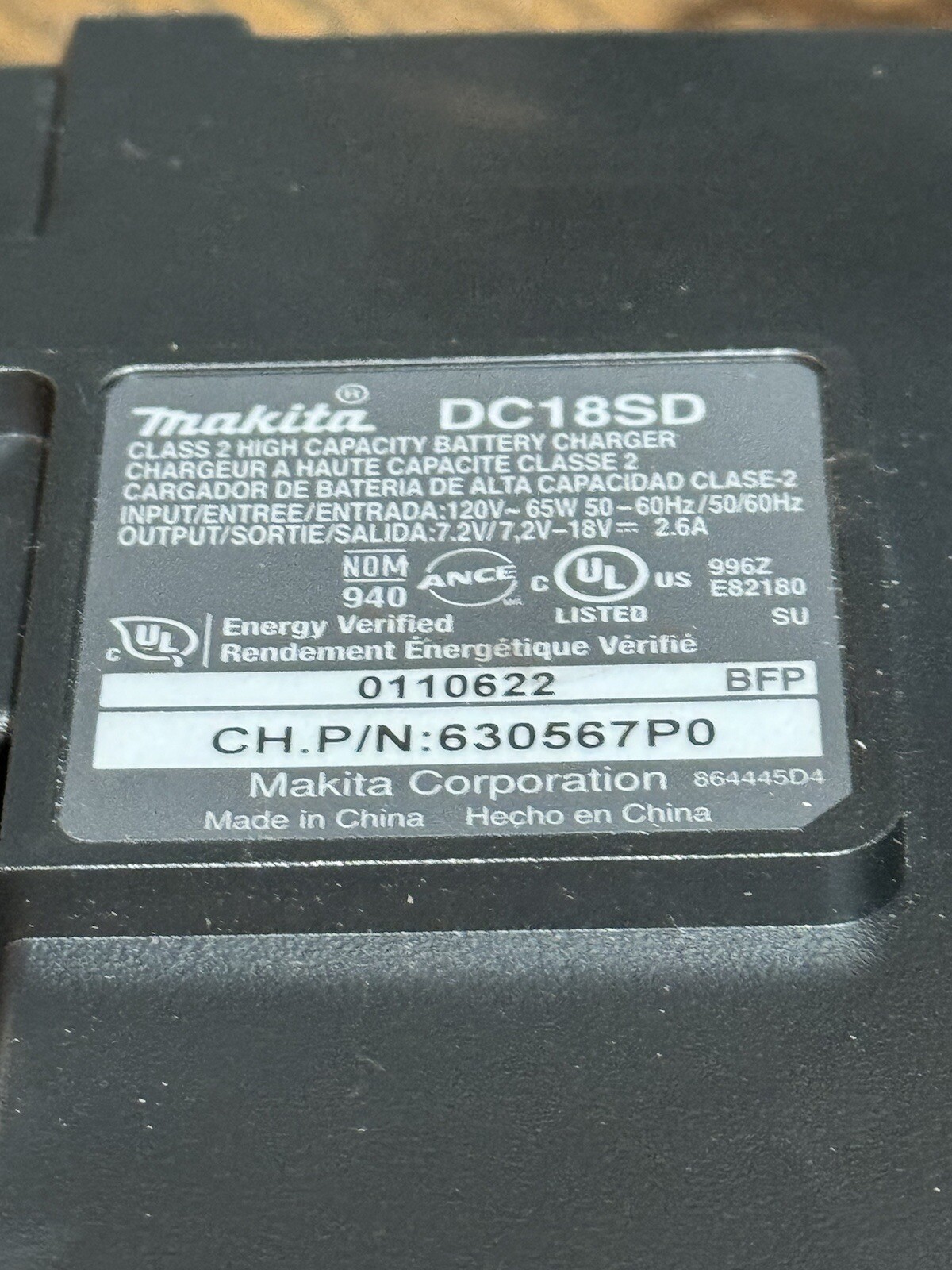 Makita DC18SD 18V LithiumIon Rapid Battery Charger eBay