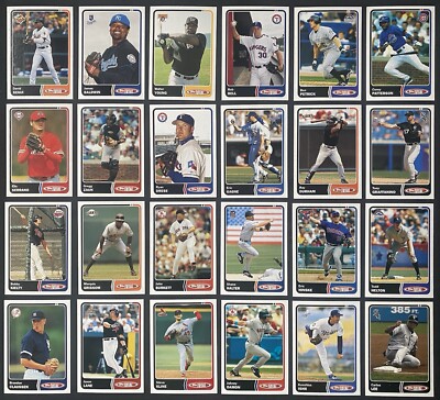 2003 Topps Total - Baseball Cards - #251-500 - Complete Your Set - You U Pick