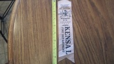 1915 Kensal North Dakota Wahpeton Fireman's Convention Tournament Ribbon