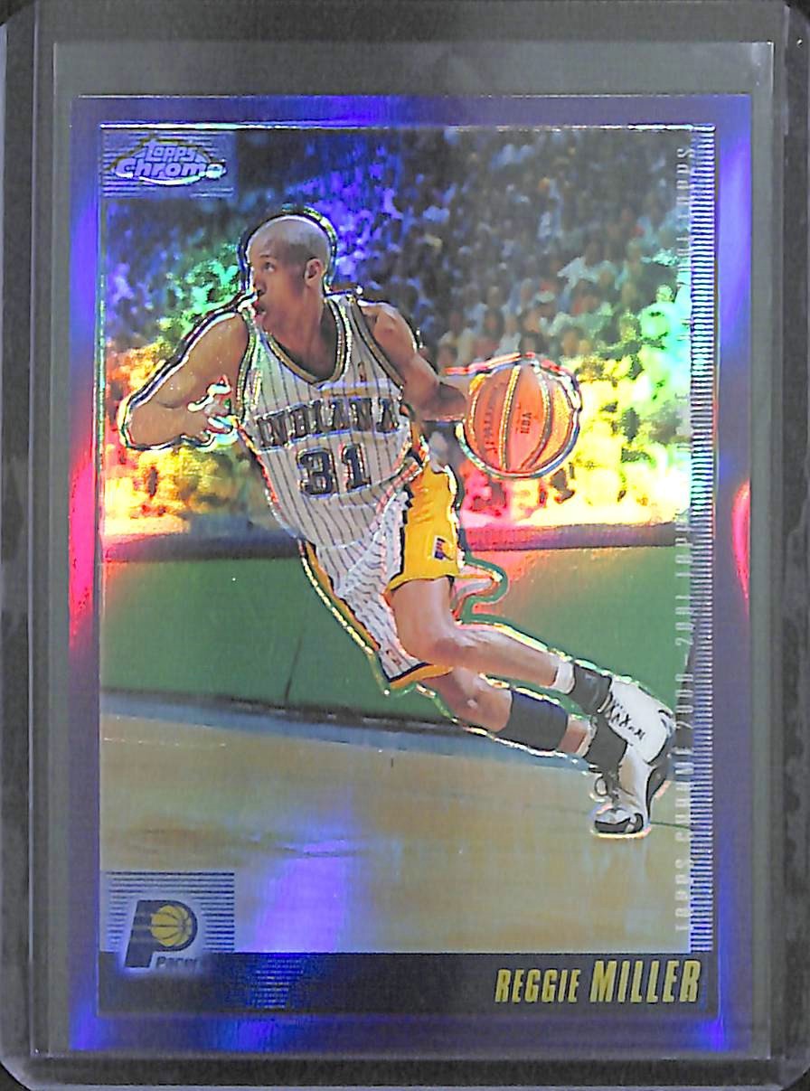 2000-01 Topps Chrome Refractor #24 Reggie Miller