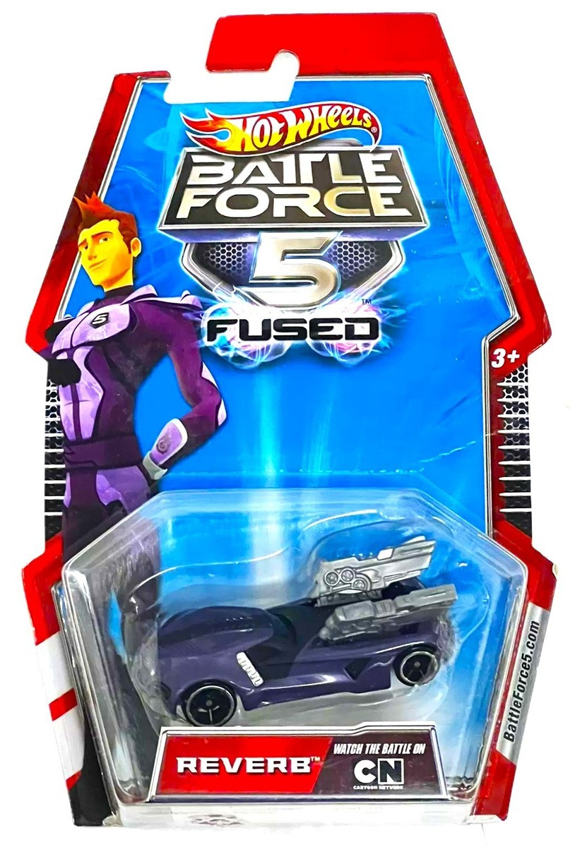 HOT WHEELS car BATTLE FORCE 5 five REVERB vehicle Racer FUSED