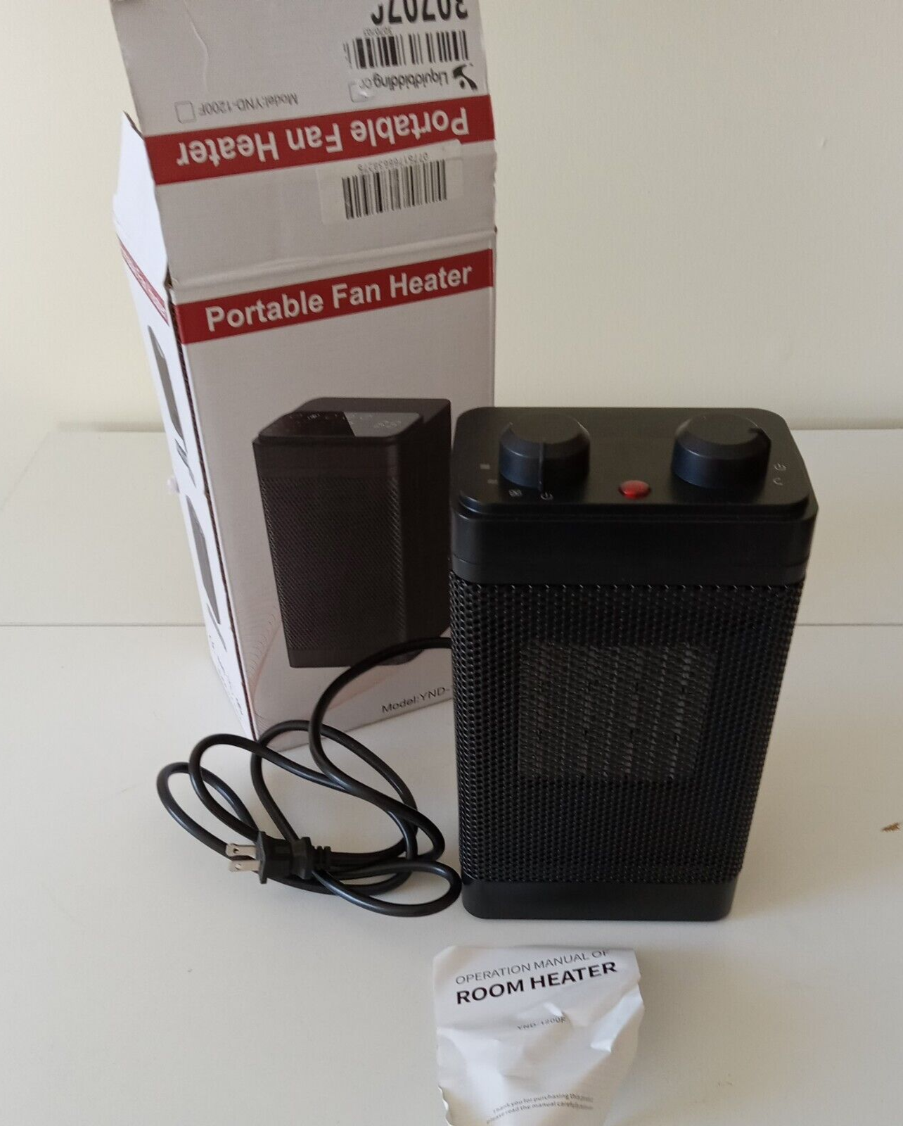 Space Heater Portable Quiet Warm Air Blower Cooling Fan YND1200 eBay