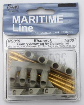 NS019 Maritime Line Bismarck 1/200 Secondary Armanent for Trumpeter Kit CMK