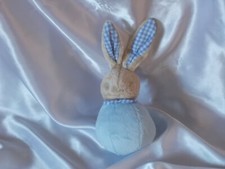 Doudou hochet lapin bleu, Klorane