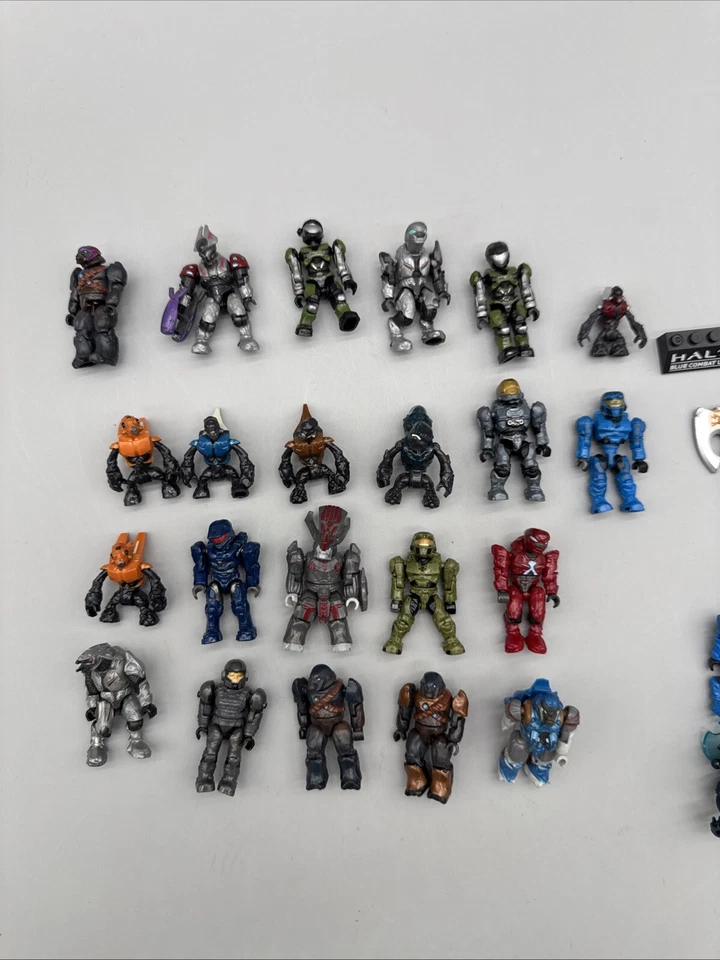 Halo Mega Construx Lot Figures Minifigures Grunts - Image 2 of 4