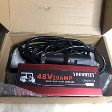 YOURHEEY 48 Volt Golf Cart Battery Charger for Club Car, 10Amp Trickle Charger