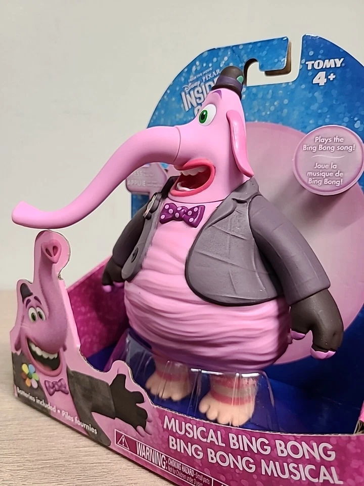 Disney Pixar Inside Out Musical Bing Bong Pink Talk & Sing Elephant Figure Toy - Image 4 of 4