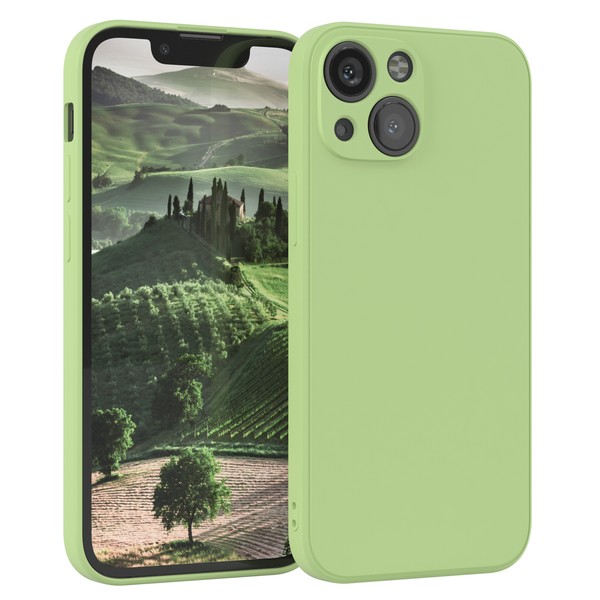 FüR Apple Iphone 13 Mini HandyhüLle Silikon Back Cover Schutz Handy Case GrüN-image