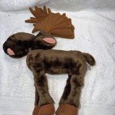 Vintage Dakin Moose Plush 17 Inches 1983 Stuffed Animal EC