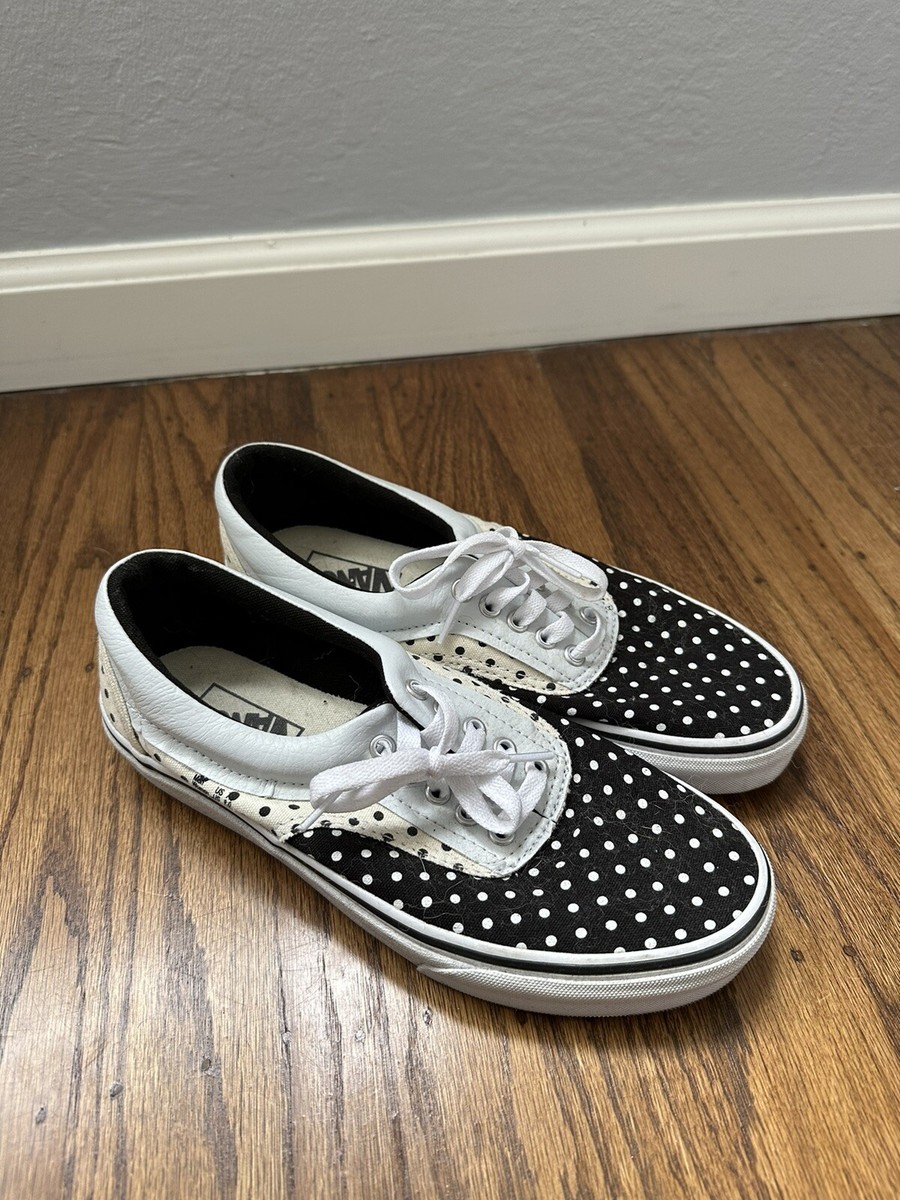 Pre Owned Vans Polka Dot Inside Out Authentic Low Size No Box