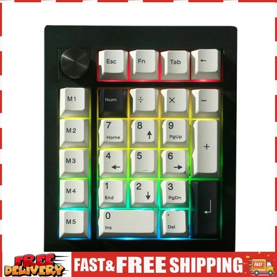 Numeric Keyboard 2.4 GHz/BT5.0/Type-C Wired 26 Keys with Knob for Win/Mac/Gaming