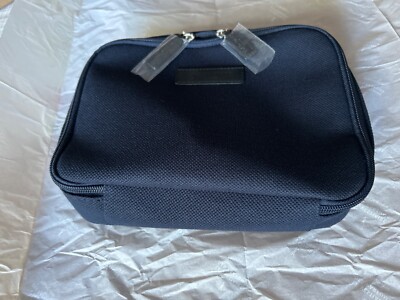 GIORGIO ARMANI Luxury Toiletry Grooming BAG Man Blue Travel POUCH