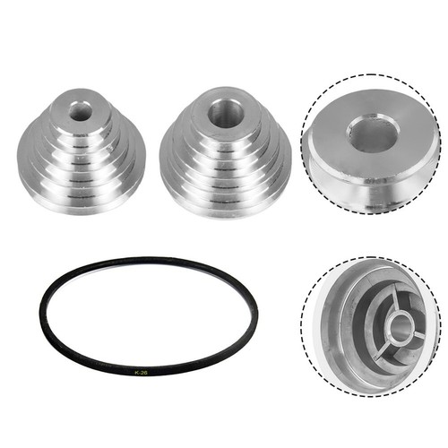 Pagode Riemenscheibe Rad?ffnung 14 mm hochwertiges Aluminium kleine Tischbohrma - Bild 2 von 12