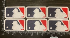 Lot Of 6 MLB Logo Embroidered Iron On Baseball Patch Larger