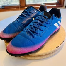 Adidas Messi 16.3 TF Men's Size 5 Blue White Soccer Cleats BB5647