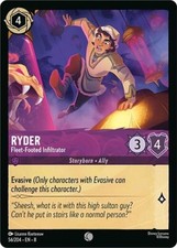 Disney Lorcana Reign of Jafar - 56 Ryder, Fleet-Footed, Common Cold FOIL