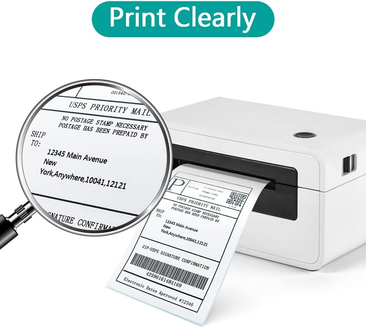 White Sticky Labels Plain Self Adhesive Address Labels 150 x 100mm 6 x