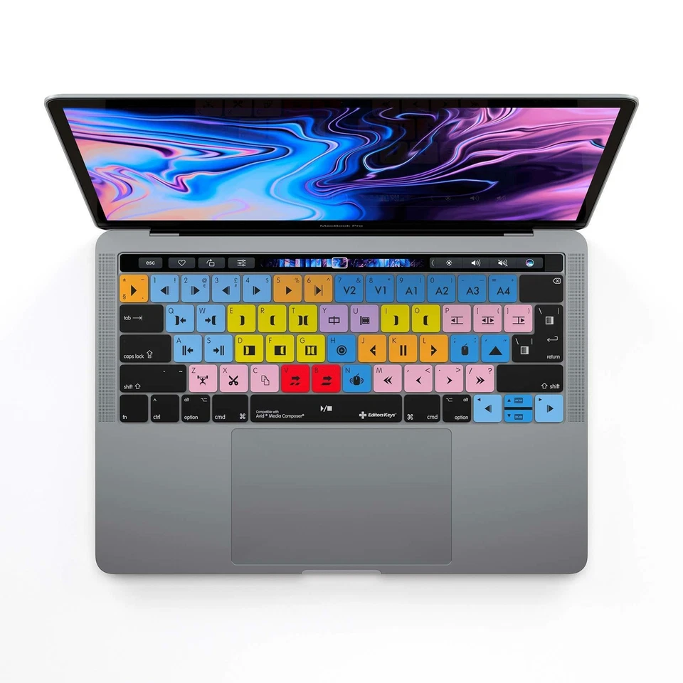 Avid Media Composer Keyboard Cover Skin for MacBook Pro and iMac by Editors Keys — 第 2/4 张图片