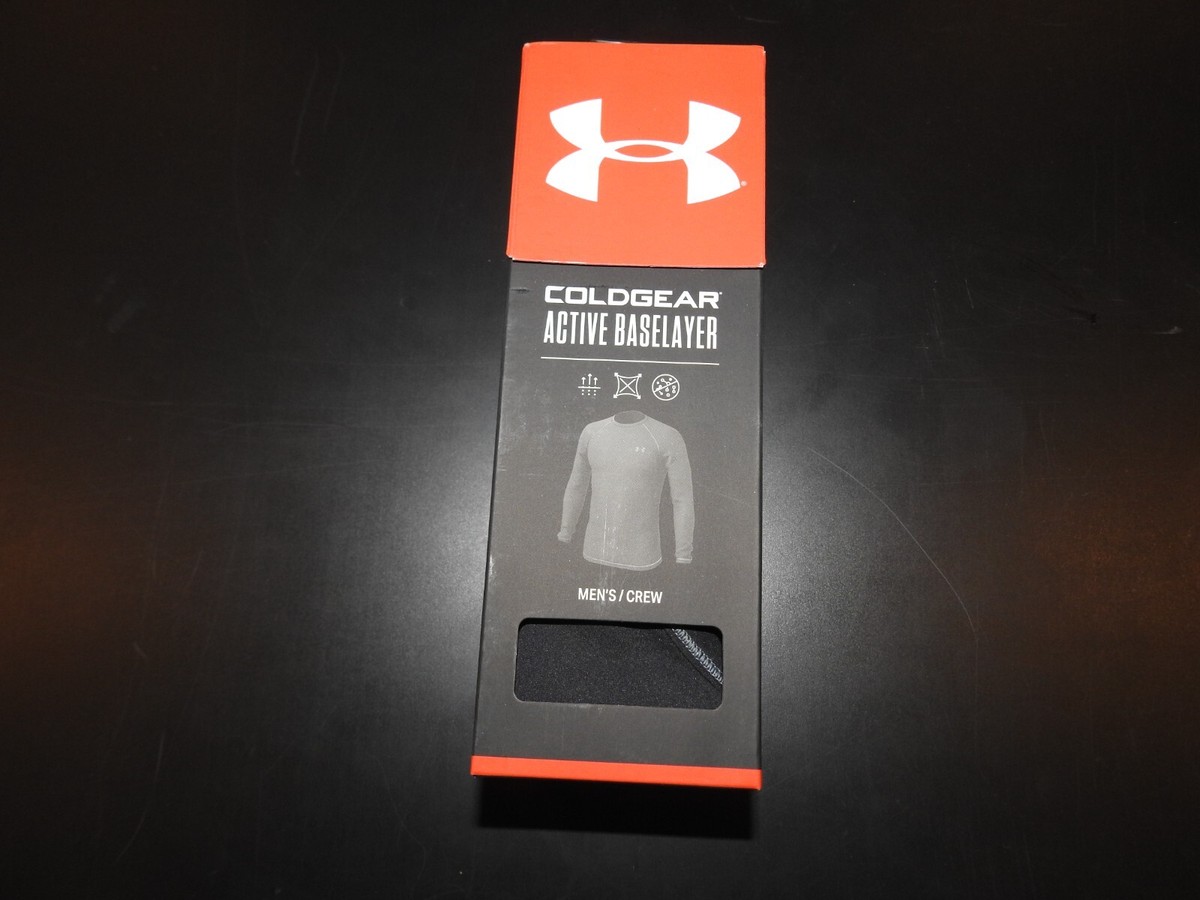 Under Armour ColdGear Active Baselayer Crew New Mens LARGE 1360451