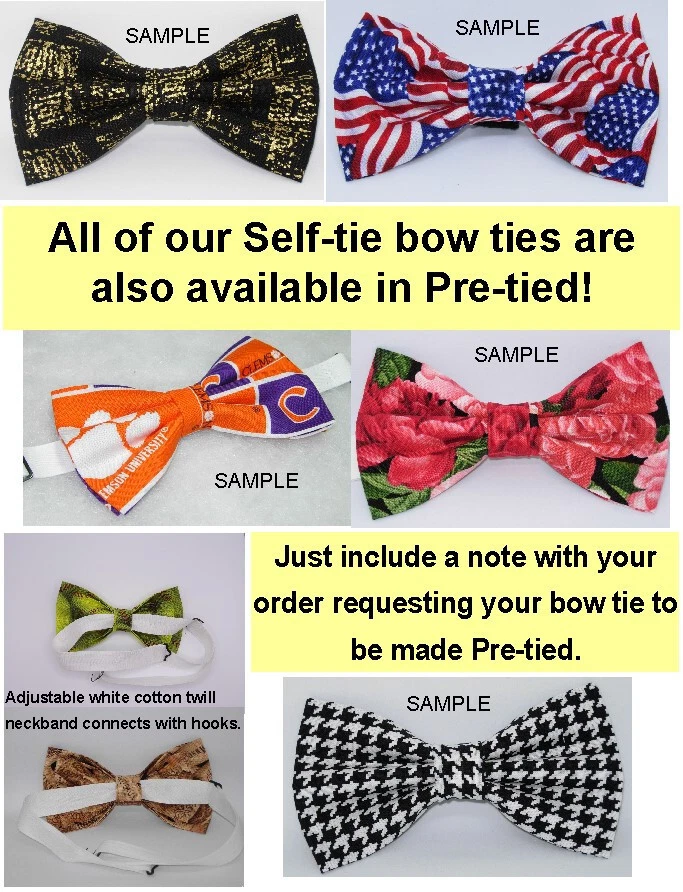 Pajarita con estampado de patas, cachorro, gatito, perros, gatos, regalo de peluquero, pajarita autoatada Foto 4 de 4