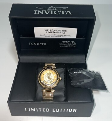 Invicta Star Wars C-3PO Lady 26233 Ladies Gold 40mm Stainless Steel Quartz Watch