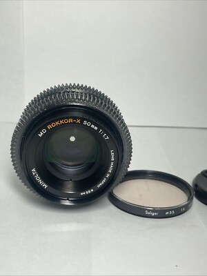 Minolta MC 50mm f1.4 Rokkor-X PG Lens US Seller Tested Working | eBay
