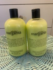 2 Philosophy Senorita Margarita Shampoo Shower Gel Bubble Bath 16oz ea