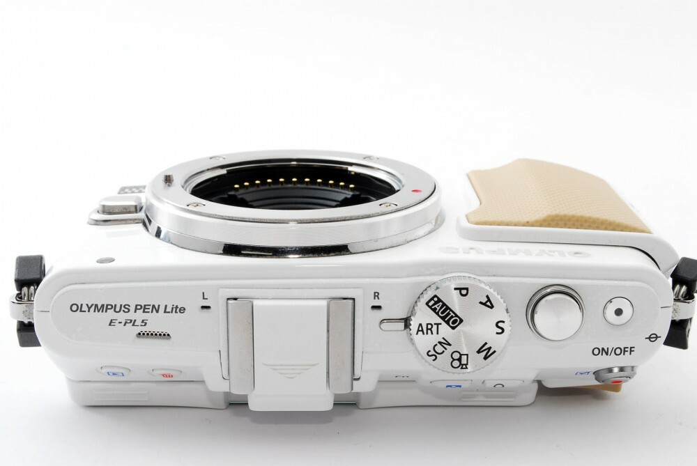 Olympus PEN E-PL5 16.1MP 14-42mm Lens Kit White [Exc+++] w/8GB SD