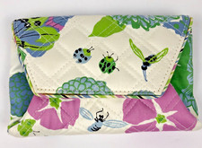 Vera Bradley Floral Wallet Ladybugs Butterfly Mirror
