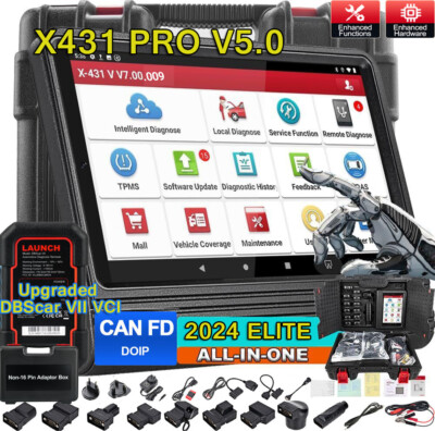 LAUNCH X431 PRO V V5.0 PRO 5 Profi OBD2 Diagnosegerät ALLE SYSTEM ECU Programm