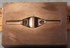 1946 KNIGHTS OF COLUMBUS SKULL & BONES Ring STEEL STAMPING DIE Robbins RY33