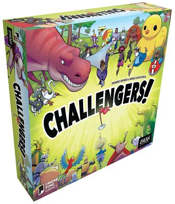 Z-Man Spiele | Challengers | Brettspiel | Alter 10+ | 1-8 Spieler | 45+ Minuten Pl