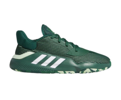 Adidas Men's Pro Bounce 2019 Low Basketball Sneaker Shoes Dark Green Size 13.5