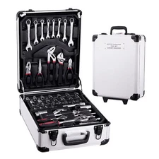 Aluminum Trolley Case Tool Set Household Tool Set,House Repair Kit Set Brand New