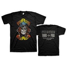 Image of GUNS N' ROSES cd cvr APPETITE 1988 TOUR AXL Skull Official SHIRT SMALL New OOP
