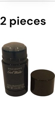 Davidoff Cool Water Men Deodorant Stick 2.4 Oz / 70 g New Sealed. Lot Of 2 Piece