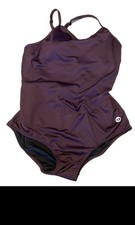 NWT Baleaf Women’s Athletic 2XL Adjustable Strap One Piece Swimsuit Black 