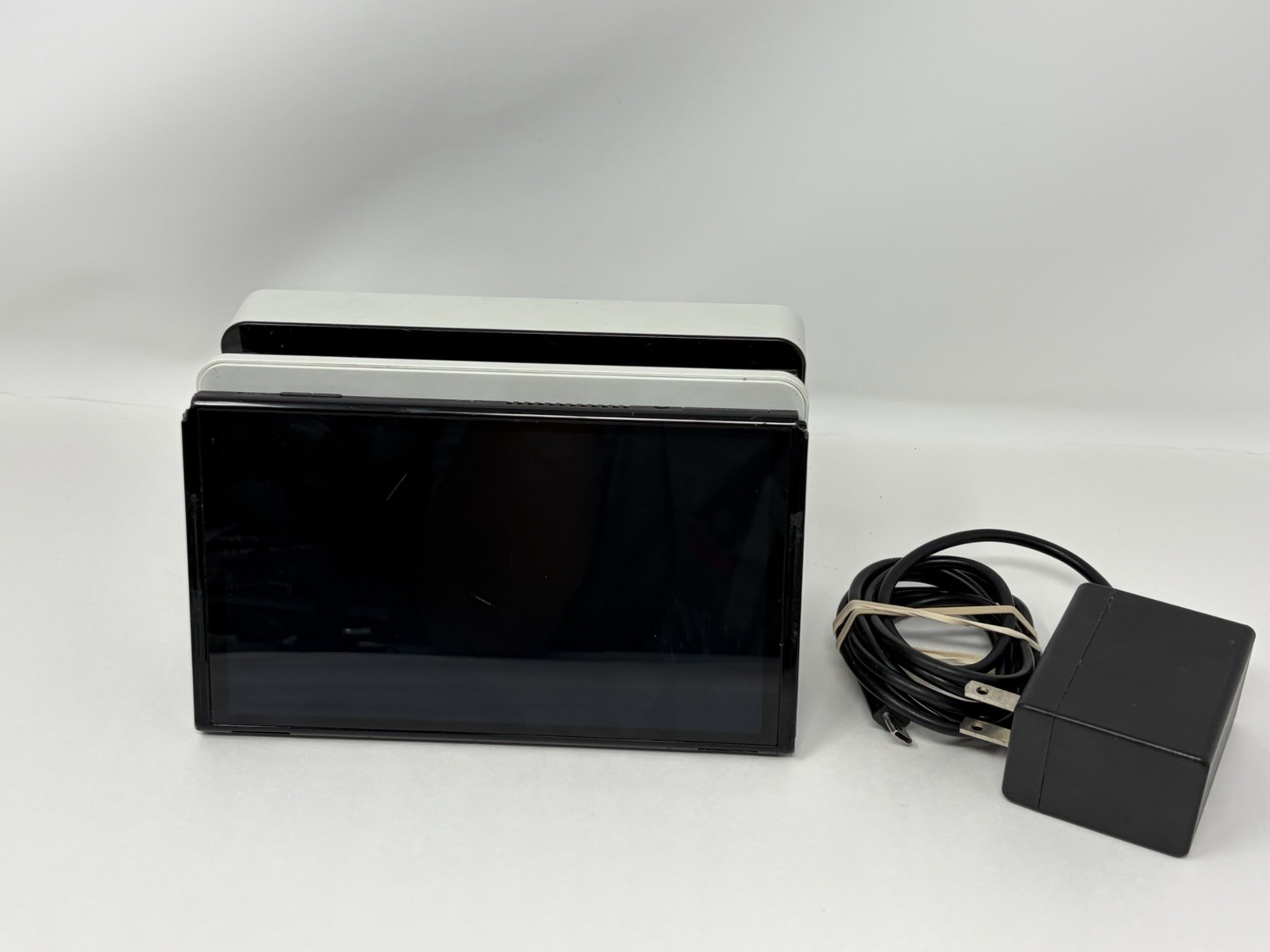 Nintendo Switch OLED Model HEG-001 Tablet + Dock + Power Adapter | No Joycons