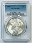 1888 Morgan Silver Dollar PCGS MS67 Dazzling White